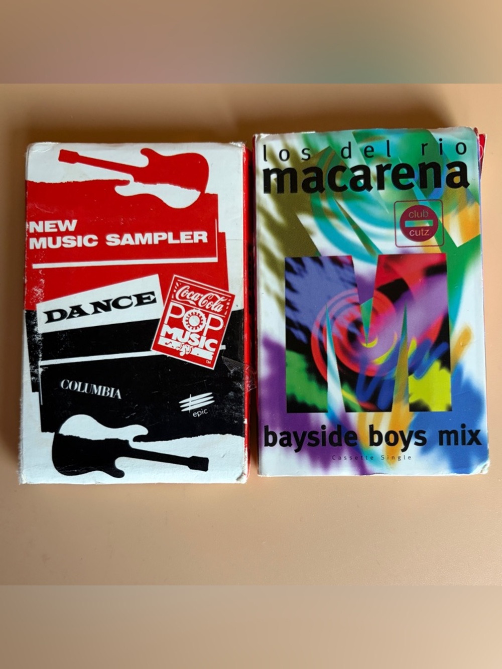 Cassette Tapes Macarena Dance Music Set of Two